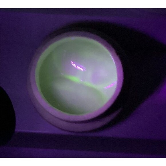 Vitreous Porcelain China Beehive Style Creamer & Sugar Bowl With Uranium Glaze - Picture 13 of 16